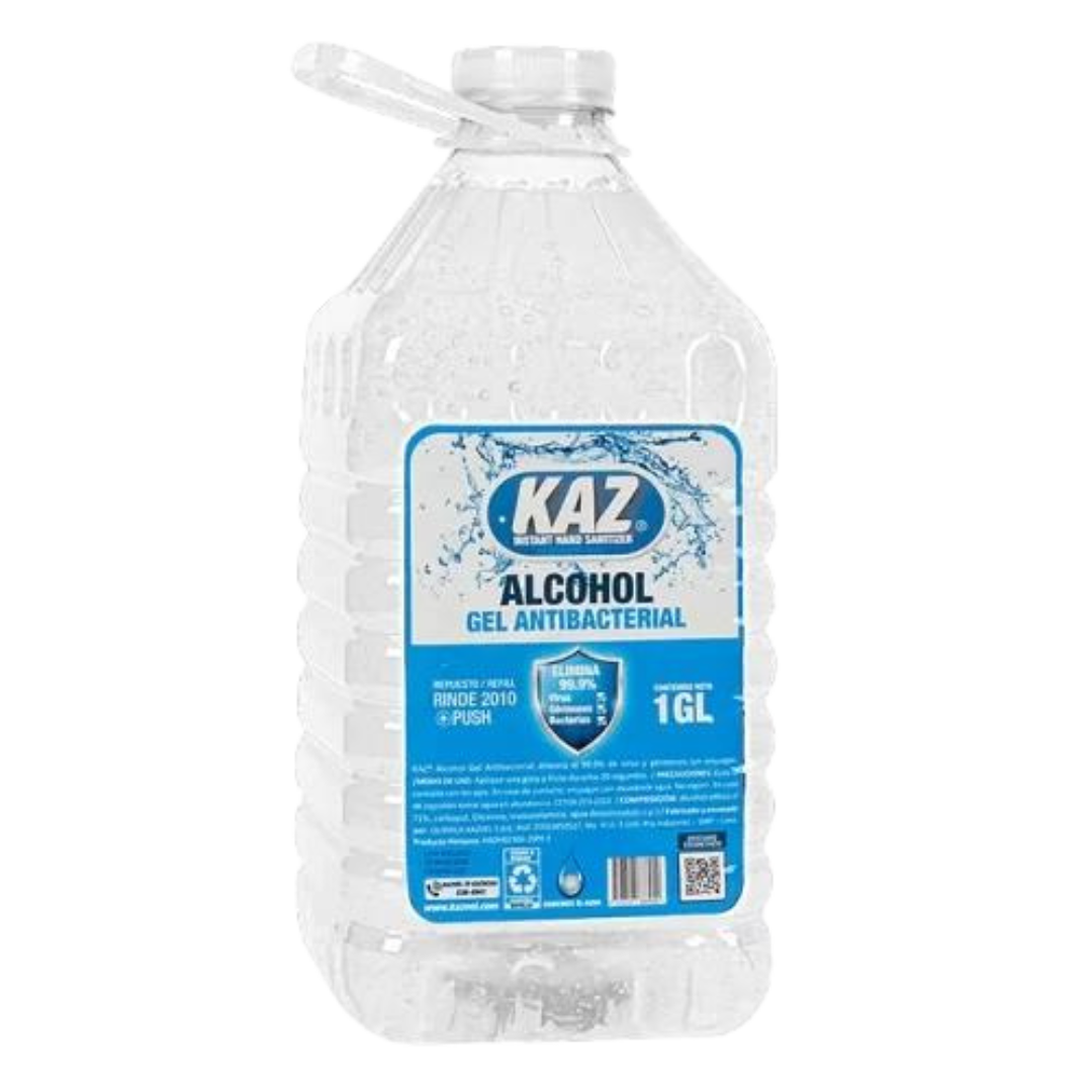ALCOHOL EN GEL KAZ - GALON Alcohol En Gel Antibacterial - Galón - Imagen 1