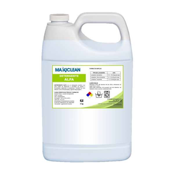 Detergente Alfa X 4 Kg