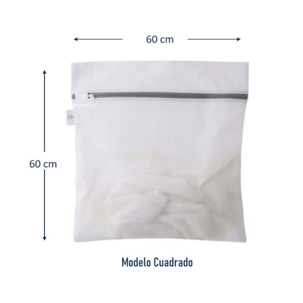 Malla Para Lavar Ropa 60x60cm y 50x35cm - Und