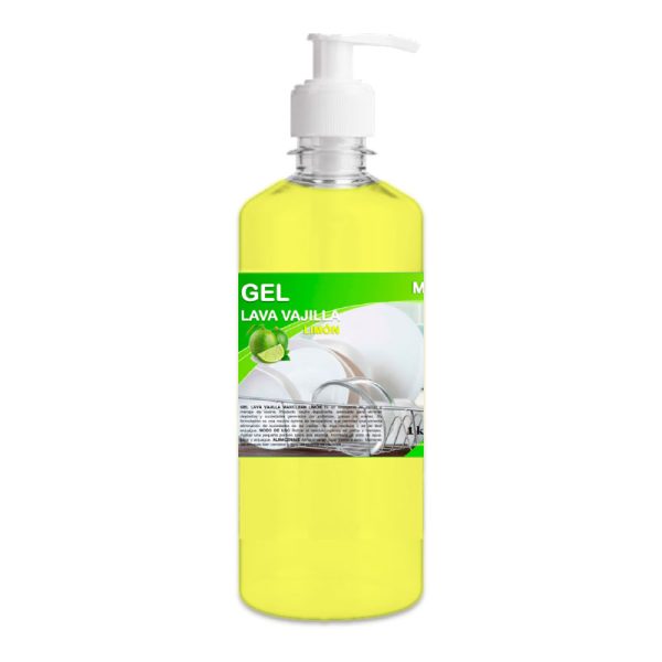 Gel Lava Vajilla Maxiclean X 1 Kg - Limón