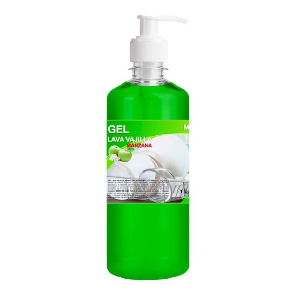 Gel Lava Vajilla Maxiclean X 1 Kg - Manzana
